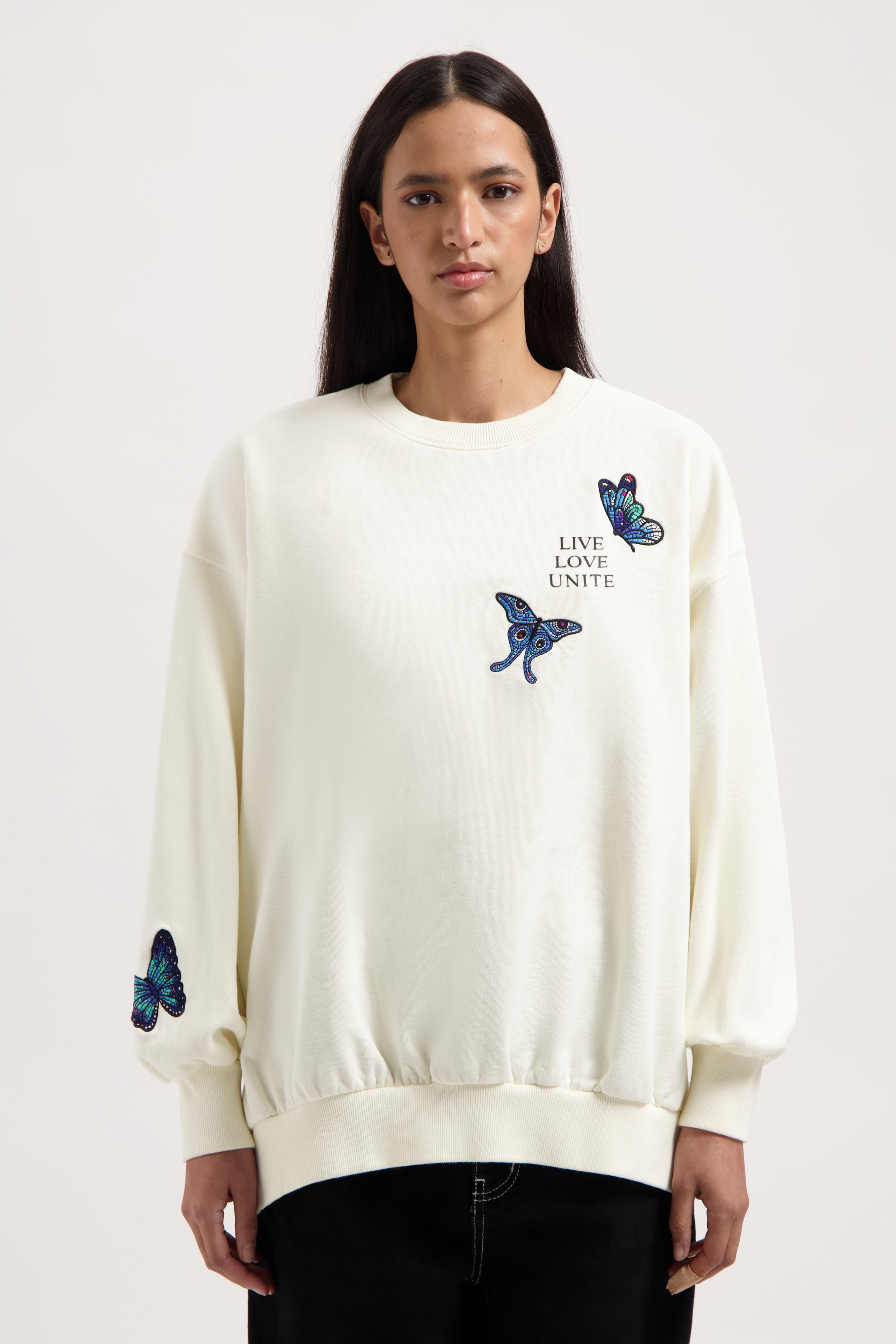 STAIRWAY BUTTERFLY SWEATSHIRT WOMEN - 2
